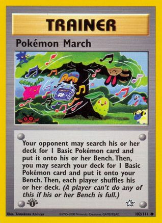 Pokemon March (102/111) [Neo Genesis Unlimited]-1