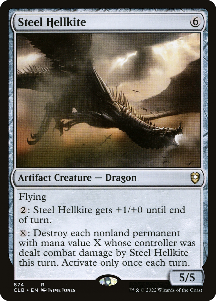 Steel Hellkite [Commander Legends: Battle for Baldur's Gate]-1