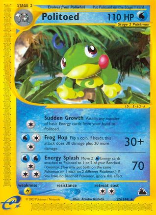 Politoed (25/144) [Skyridge]-1