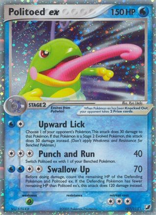 Politoed ex (107/115) [EX: Unseen Forces]-1