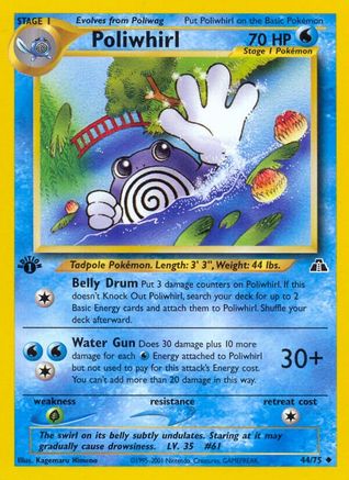 Poliwhirl (44/75) [Neo Discovery Unlimited]-1