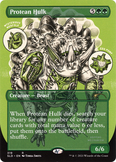 Protean Hulk (SLD-319) - Secret Lair Drop (Borderless) Etched Foil-1