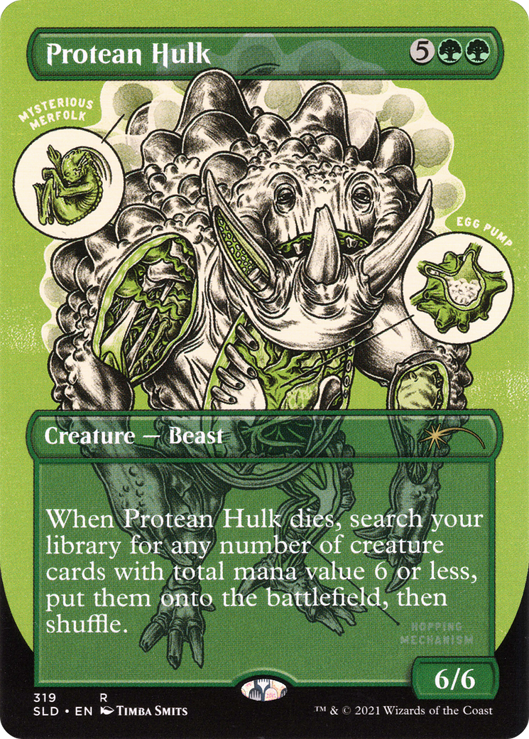 Protean Hulk (SLD-319) - Secret Lair Drop (Borderless) Etched Foil-1
