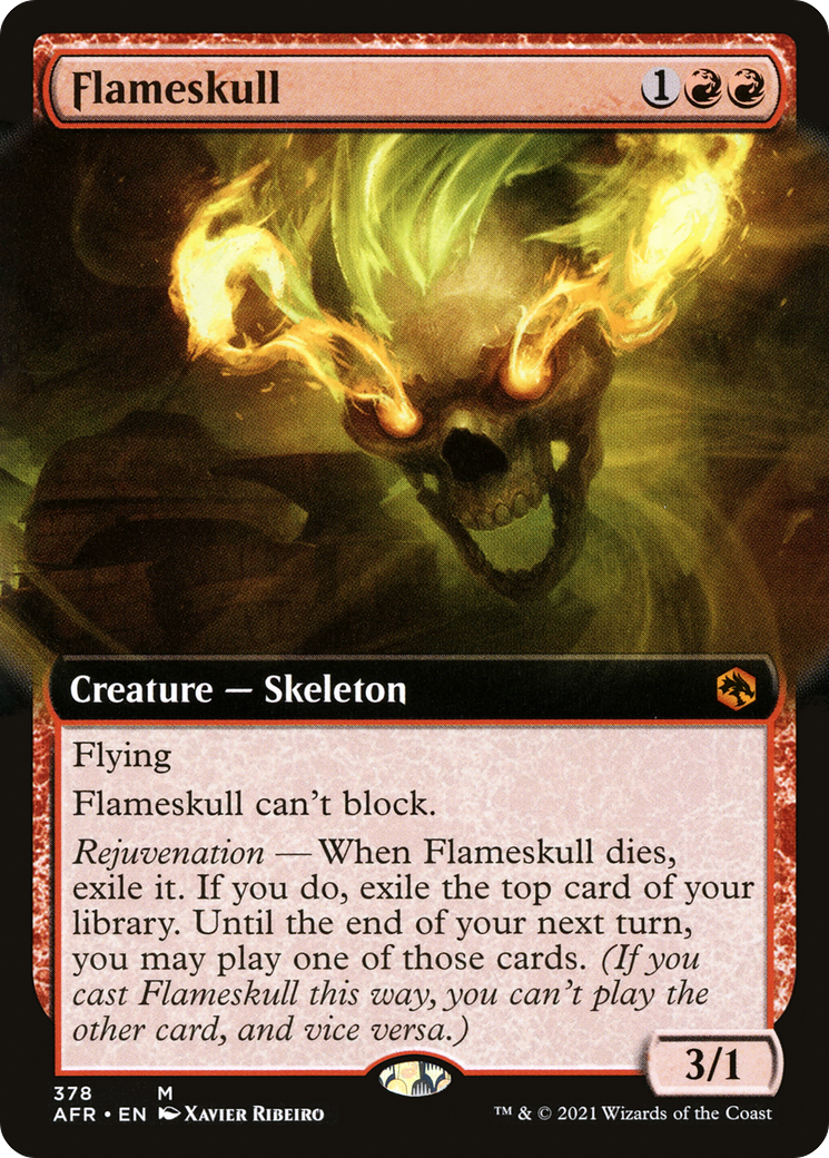 Flameskull (Extended Art) [Dungeons & Dragons: Adventures in the Forgotten Realms]-1
