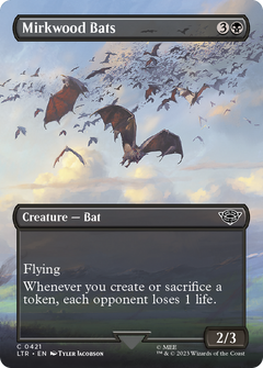 Mirkwood Bats (Borderless Alternate Art) [The Lord of the Rings: Tales of Middle-Earth]-1