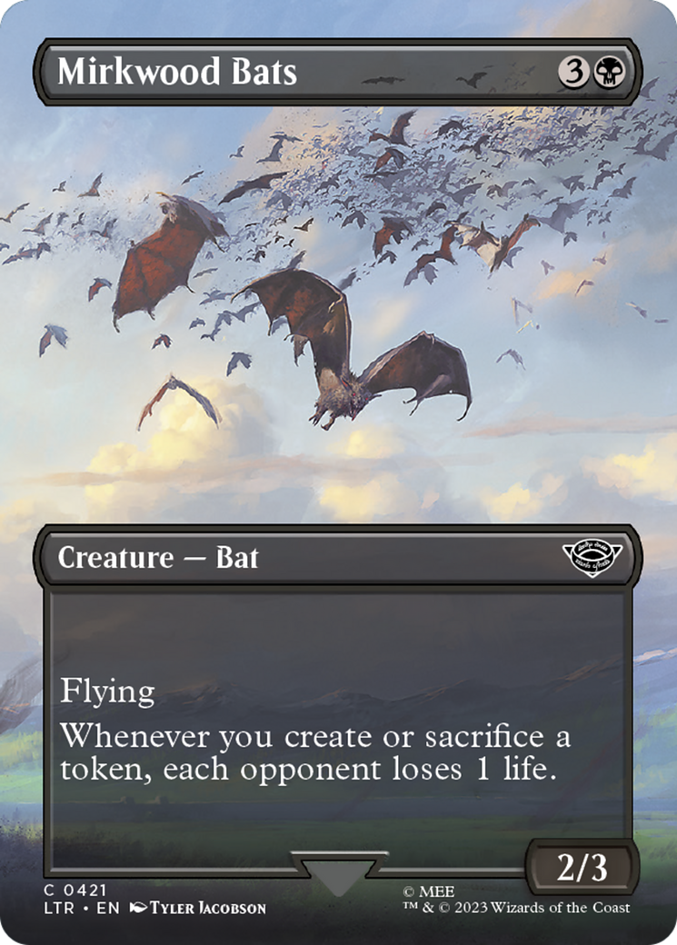 Mirkwood Bats (Borderless Alternate Art) [The Lord of the Rings: Tales of Middle-Earth]-1