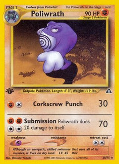 Poliwrath (28/75) [Neo Discovery Unlimited]-1