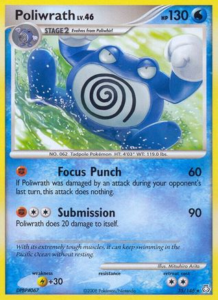 Poliwrath (35/146) [Diamond & Pearl: Legends Awakened]-1