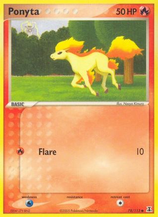 Ponyta (78/113) [EX: Delta Species]-1