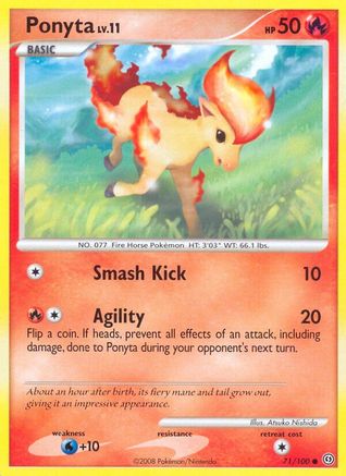 Ponyta (71/100) [Diamond & Pearl: Stormfront]-1