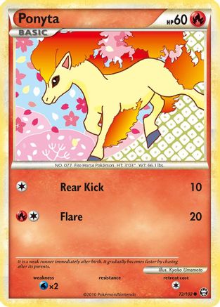Ponyta (72/102) [HeartGold & SoulSilver: Triumphant]-1