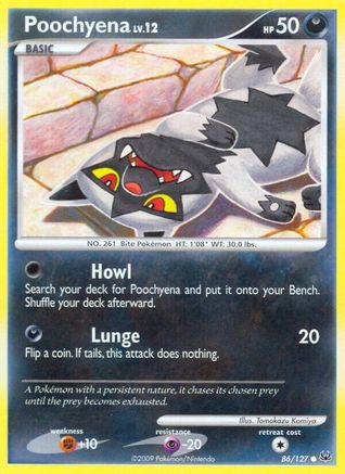 Poochyena (86/127) [Platinum: Base Set]-1