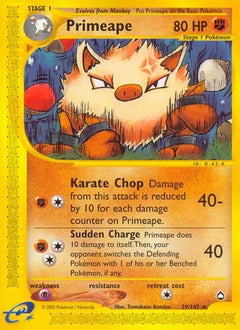 Primeape (29/147) [Aquapolis]-1