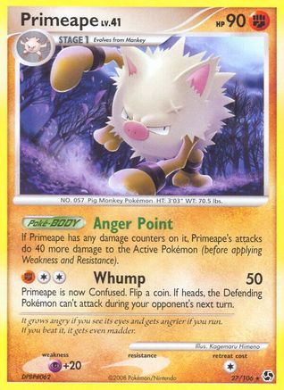 Primeape (27/106) [Diamond & Pearl: Great Encounters]-1