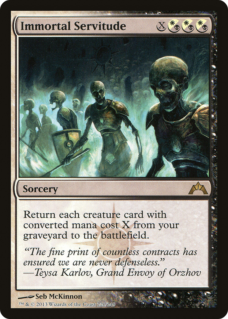 Immortal Servitude [Gatecrash]-1