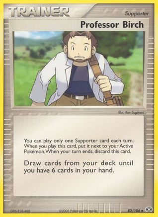 Professor Birch (82/106) (Stamped) [EX: Emerald]-1