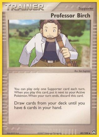 Professor Birch (80/108) [EX: Power Keepers]-1