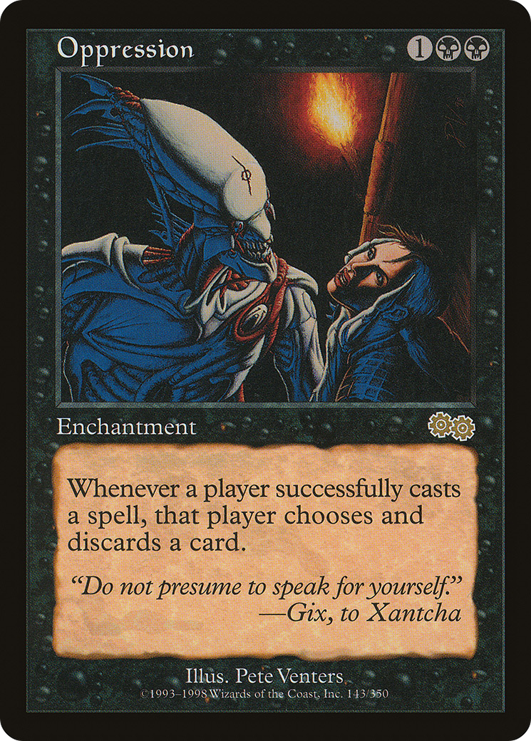 Oppression [Urza's Saga]-1