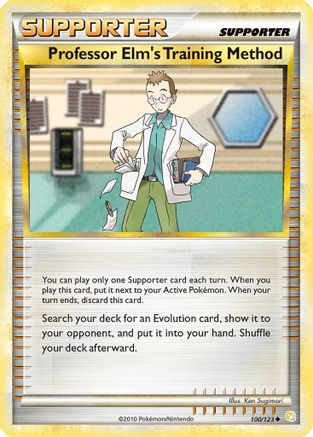 Professor Elm's Training Method (100/123) [HeartGold & SoulSilver: Base Set]-1