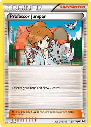 Professor Juniper (98/108) [Black & White: Dark Explorers]-1