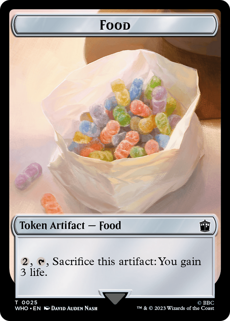 Food (TWHO-025) - Doctor Who Tokens-1