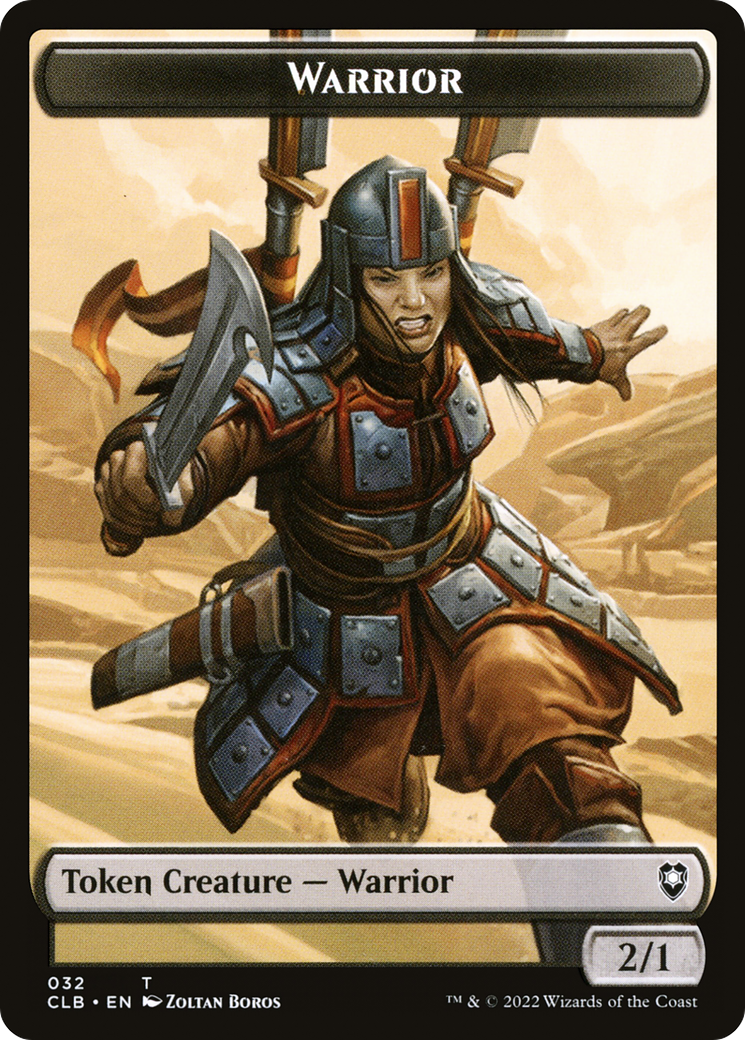 Warrior (TCLB-032) - Battle for Baldur's Gate Tokens-1