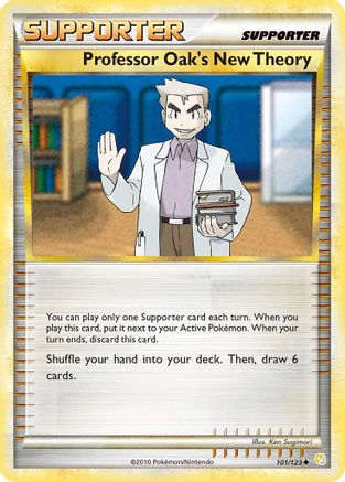 Professor Oak's New Theory (101/123) [HeartGold & SoulSilver: Base Set]-1