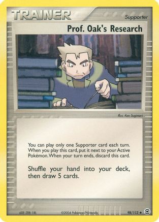 Prof. Oak's Research (98/112) [EX: FireRed & LeafGreen]-1
