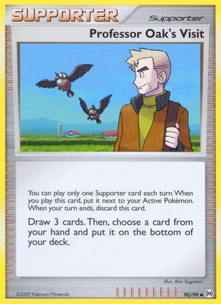 Professor Oak's Visit (90/99) [Platinum: Arceus]-1