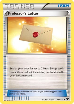 Professor's Letter (123/146) [XY: Base Set]-1