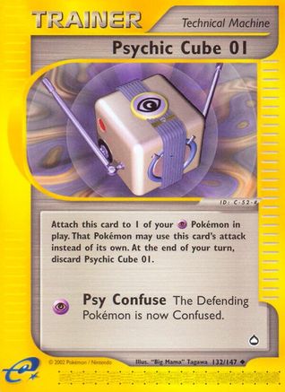 Psychic Cube 01 (132/147) [Aquapolis]-1