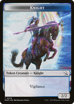 Knight (TMOM-010) - March of the Machine Tokens Foil-1
