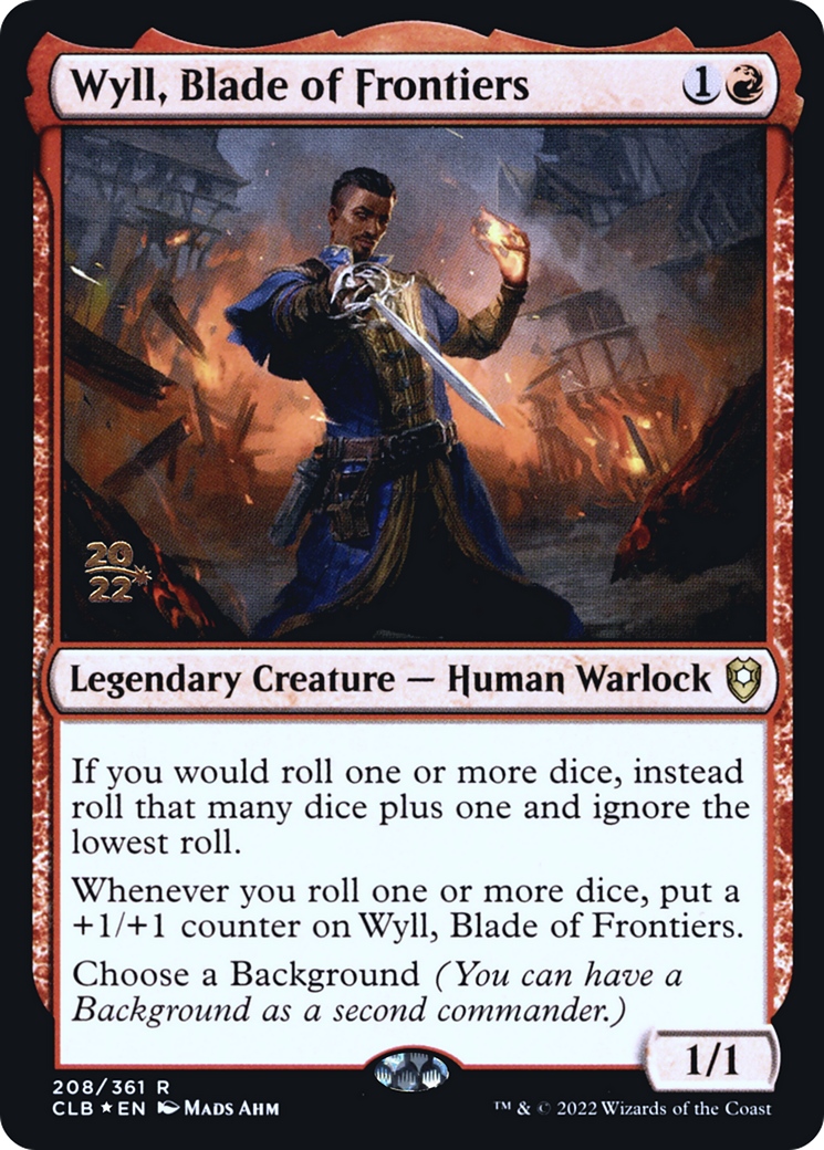 Wyll, Blade of Frontiers (PRE-208) - Battle for Baldur's Gate Promos Foil-1