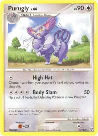 Purugly (36/130) [Diamond & Pearl: Base Set]-1