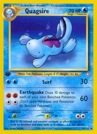 Quagsire (45/111) [Neo Genesis Unlimited]-1