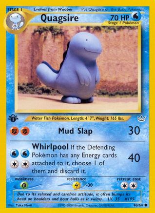 Quagsire (48/64) [Neo Revelation Unlimited]-1