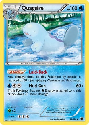 Quagsire (22/116) [Black & White: Plasma Freeze]-1