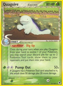 Quagsire (21/101) (Delta Species) [EX: Dragon Frontiers]-1