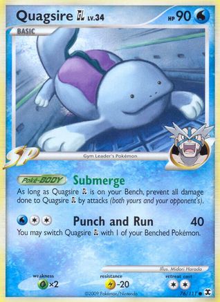 Quagsire GL (76/111) [Platinum: Rising Rivals]-1