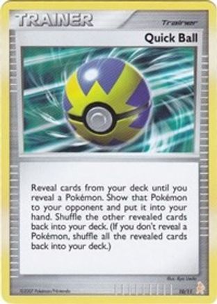 Quick Ball (10/11) [Diamond & Pearl: Trainer Kit - Lucario]-1
