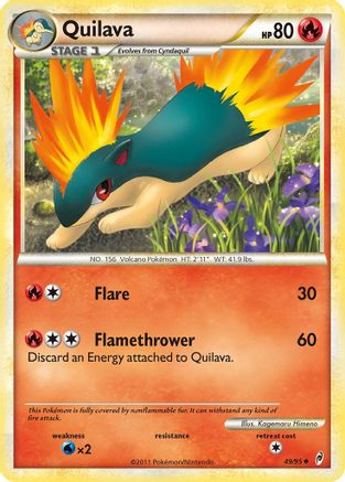 Quilava (49/95) [HeartGold & SoulSilver: Call of Legends]-1