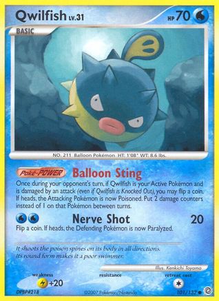 Qwilfish (101/132) [Diamond & Pearl: Secret Wonders]-1