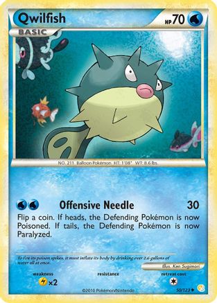 Qwilfish (50/123) [HeartGold & SoulSilver: Base Set]-1