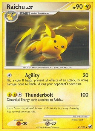 Raichu (45/100) [Diamond & Pearl: Majestic Dawn]-1