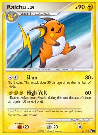 Raichu (3/17) [POP Series 9]-1