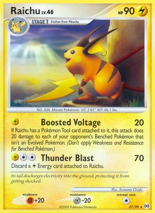Raichu (27/99) [Platinum: Arceus]-1