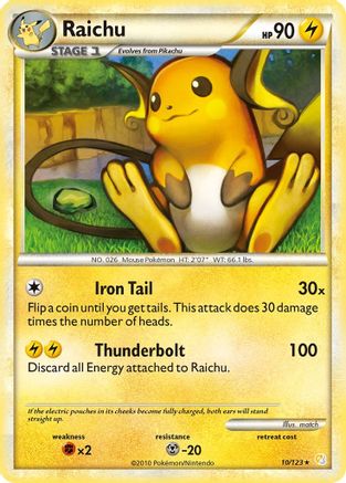 Raichu (10/123) [HeartGold & SoulSilver: Base Set]-1