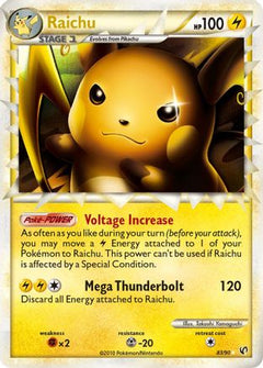 Raichu (83/90) [HeartGold & SoulSilver: Undaunted]-1