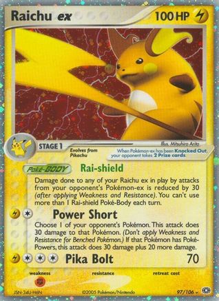 Raichu ex (97/106) [EX: Emerald]-1