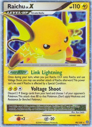 Raichu LV.X (99/100) [Diamond & Pearl: Stormfront]-1